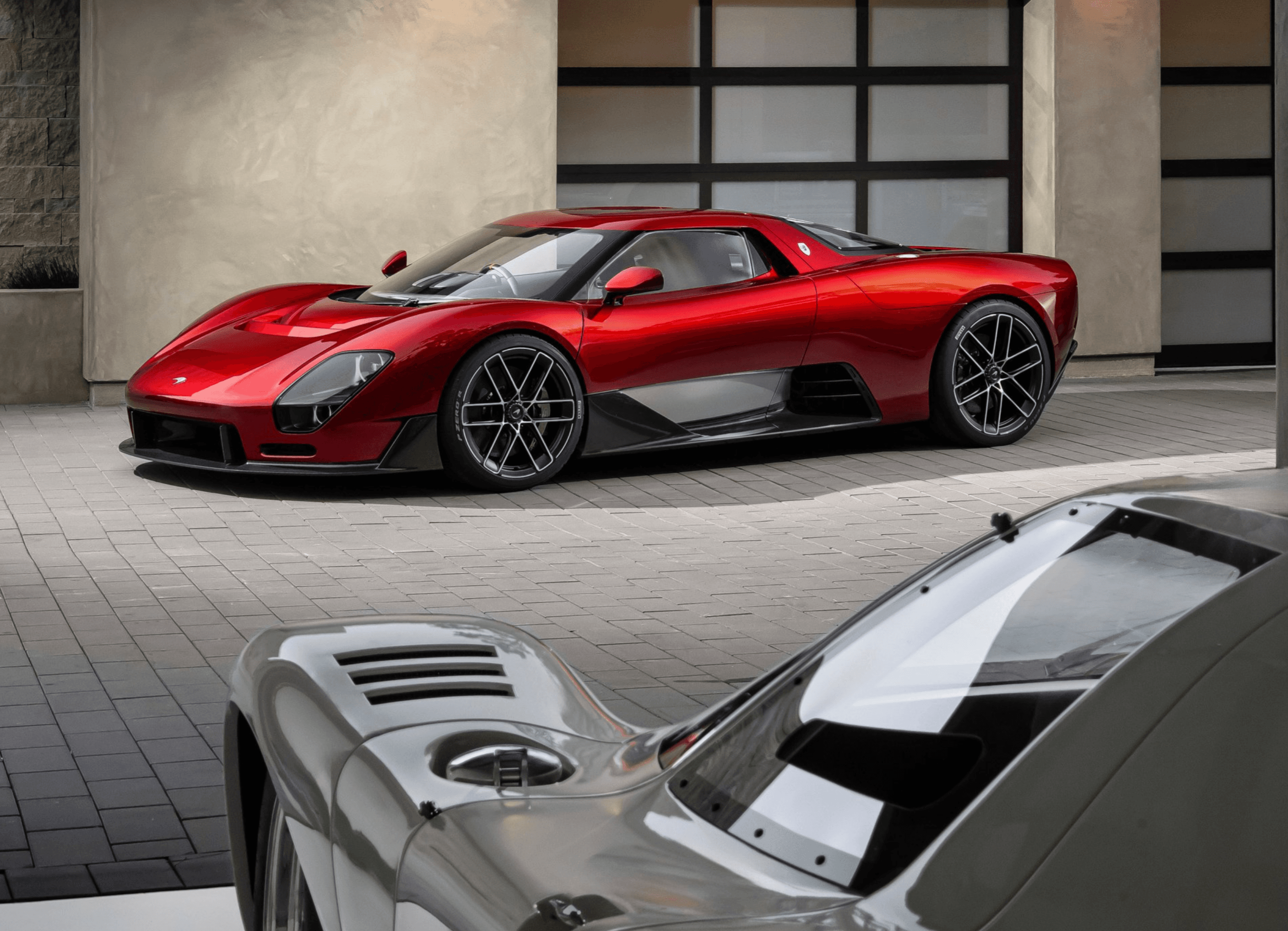 mclaren gt front three quarter studio press shot
